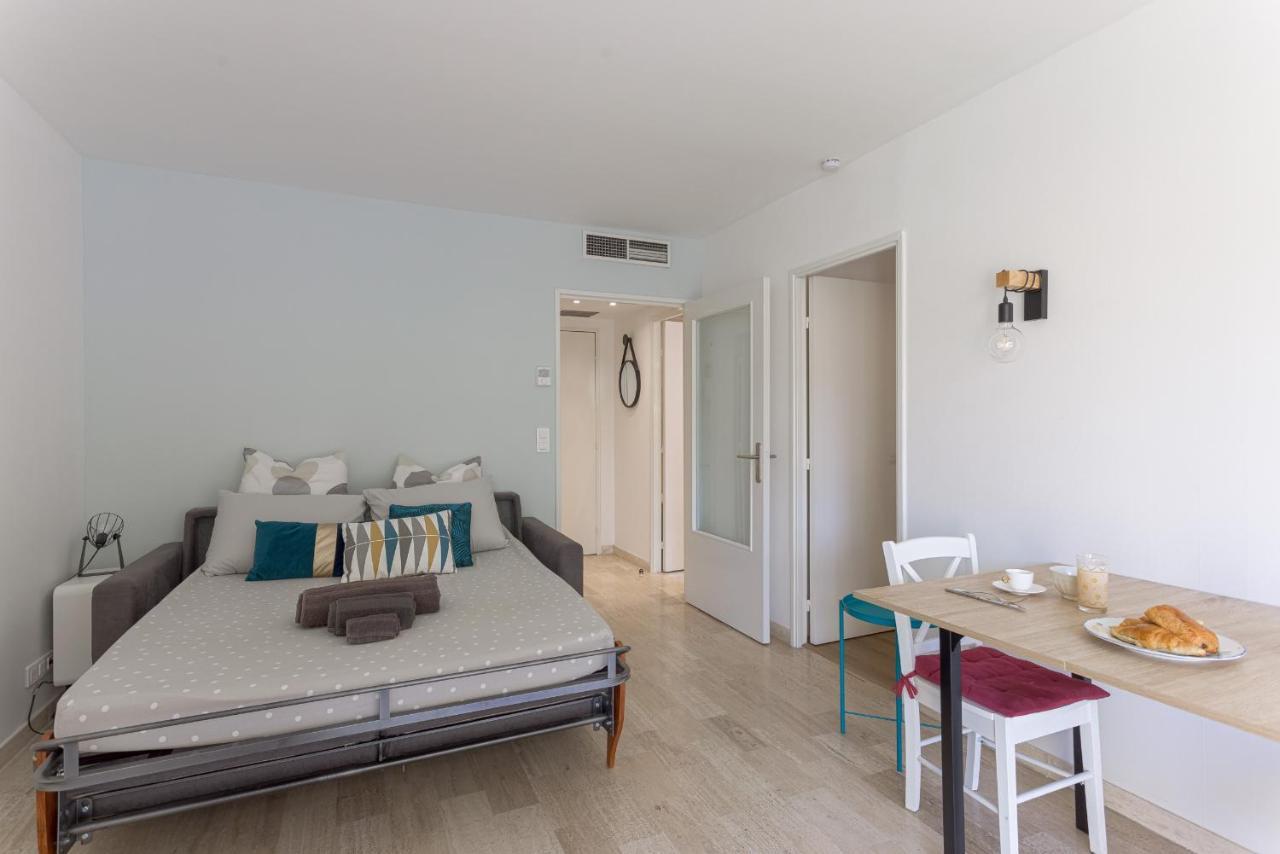 Cosy Studio - Centre Cannes - Terrasse - Clim - Wifi Exterior photo